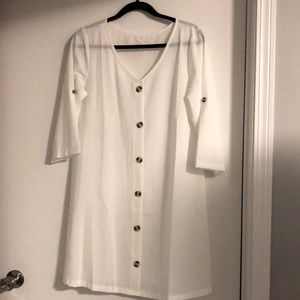 Semi-Sheer Tunic Top/Swimsuit Coverup